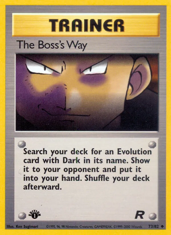 The Boss's Way, Team Rocket Nº 73