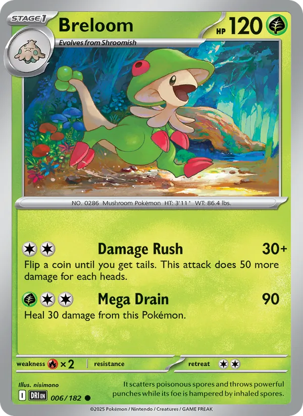 Breloom, Destined Rivals No. 006