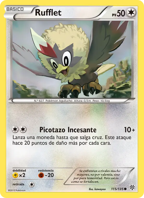 Rufflet, Tormenta Plasma Nº 115
