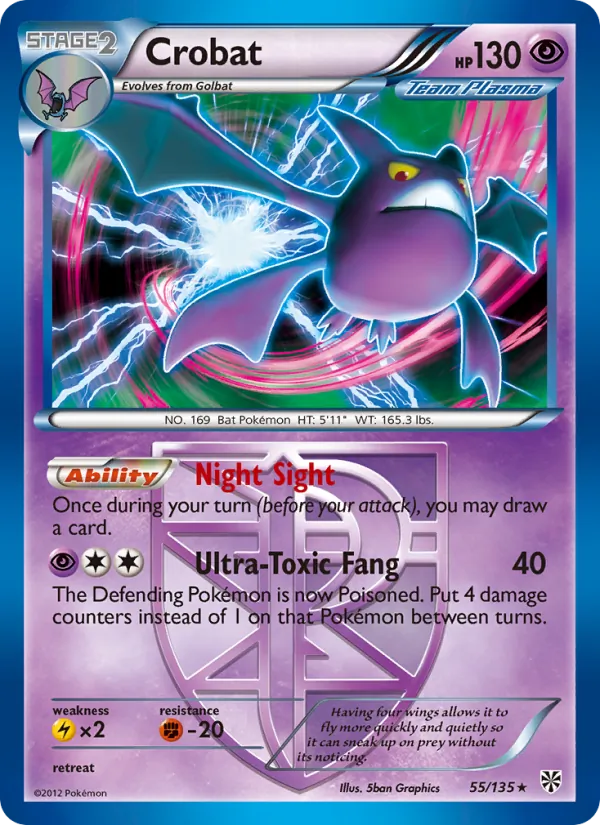 Crobat, Plasma Storm Nº 55