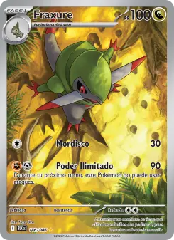 Fraxure, Fulgor Negro No. 146 Holo