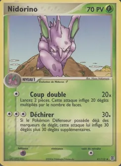 Nidorino, EX Rouge Feu & Vert Feuille No. 41 Normal