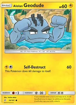 Alolan Geodude, Team Up No. 34 Normal