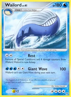 Wailord, Supreme Victors Nº 47 Reverse