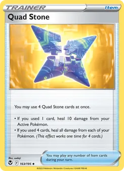 Quad Stone, Silver Tempest Nº 163 Normal