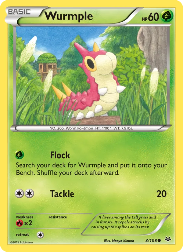 Wurmple, Roaring Skies Nº 3