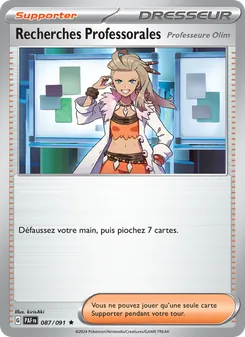 Recherches Professorales, Destinées de Paldea No. 087 Holo