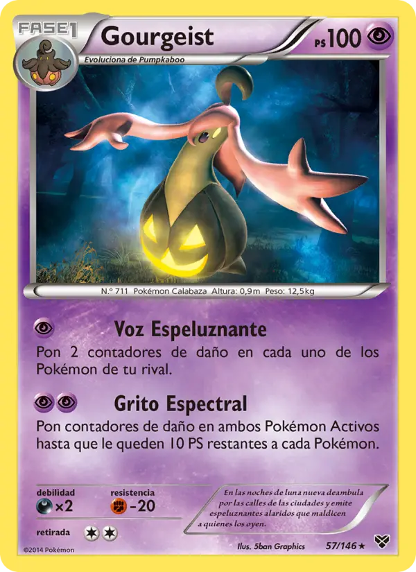Gourgeist, XY Nº 57