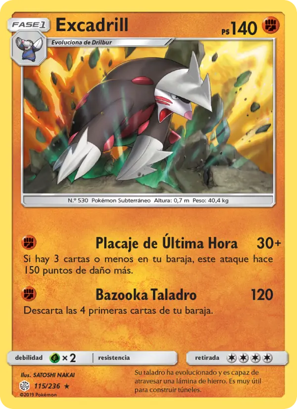 Excadrill, Eclipse Cósmico No. 115