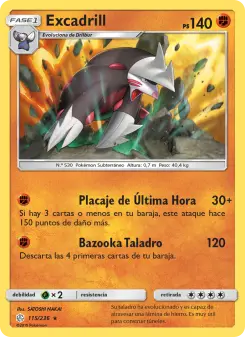 Excadrill, Eclipse Cósmico No. 115 Normal