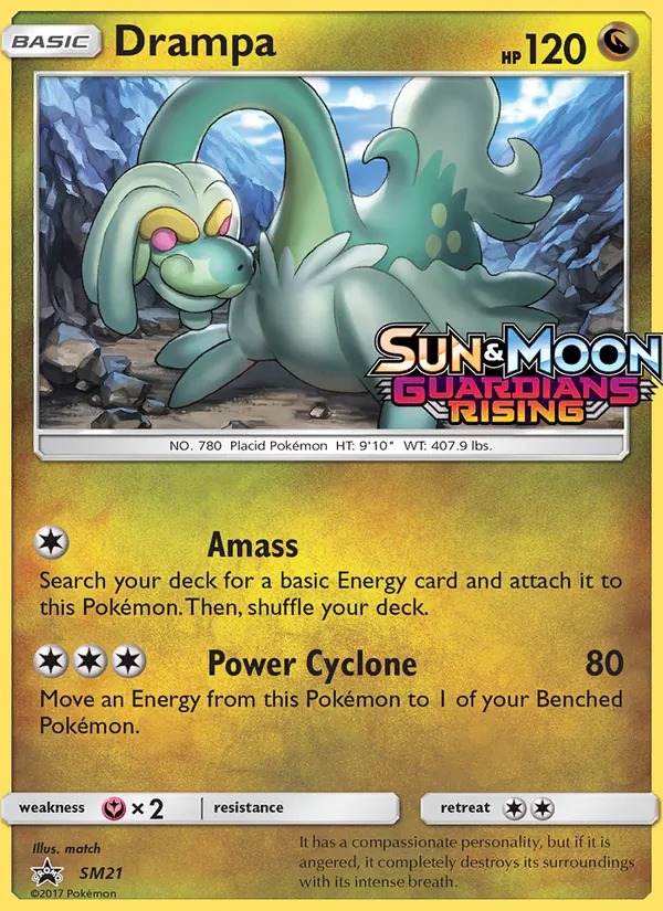 Drampa, SM Black Star Promos Nº SM21