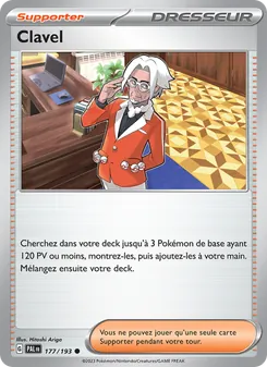 Clavel, Évolutions à Paldea No. 177 Normal