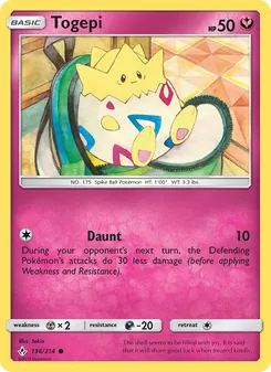 Togepi, Unbroken Bonds No. 136 Normal