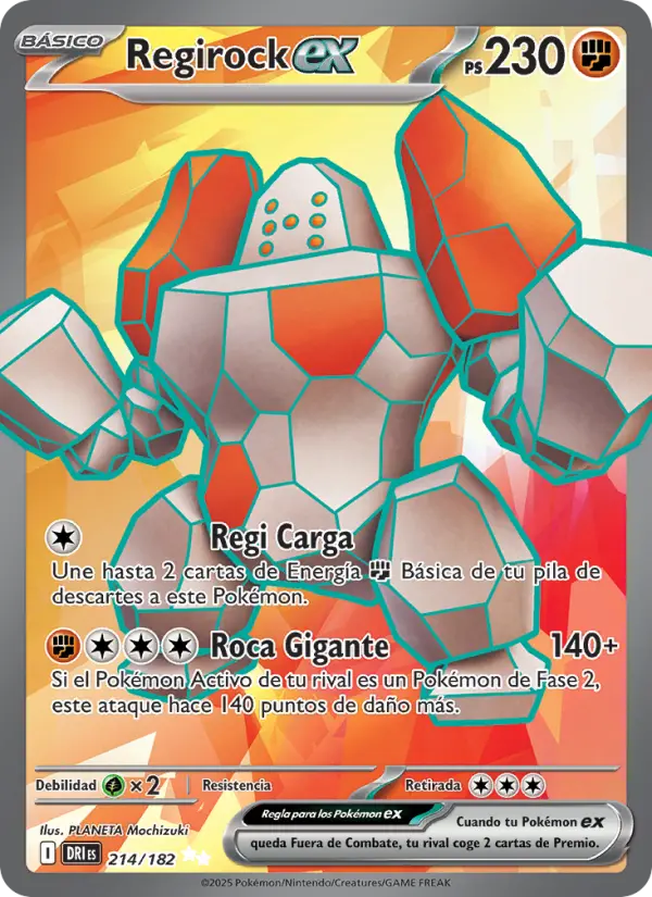 Regirock ex, Rivales Predestinados No. 214