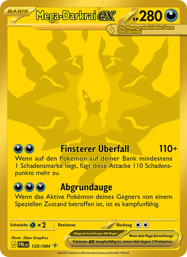 Mega-Darkrai-ex, Dunkelnacht No. 120