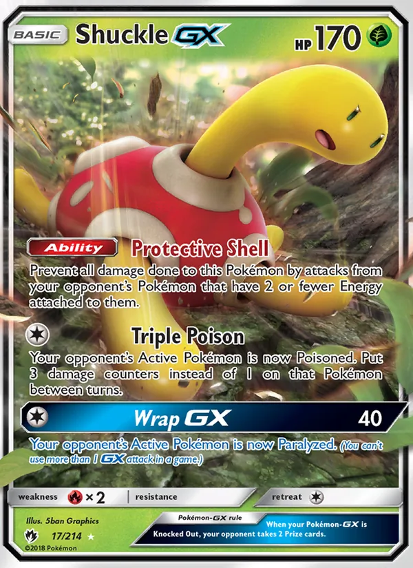 Shuckle GX, Lost Thunder No. 17