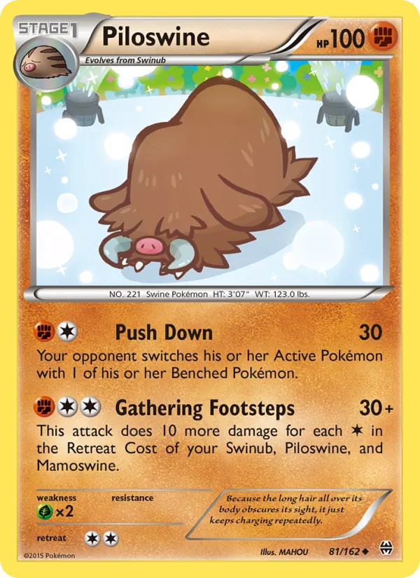 Piloswine, BREAKthrough No. 81