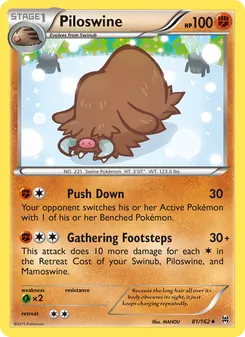 Piloswine, BREAKthrough No. 81 Normal
