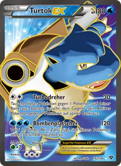 Turtok EX, XY Nº 142 Normal