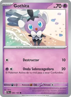 Gothita, Evoluciones en Paldea Nº 090 Normal