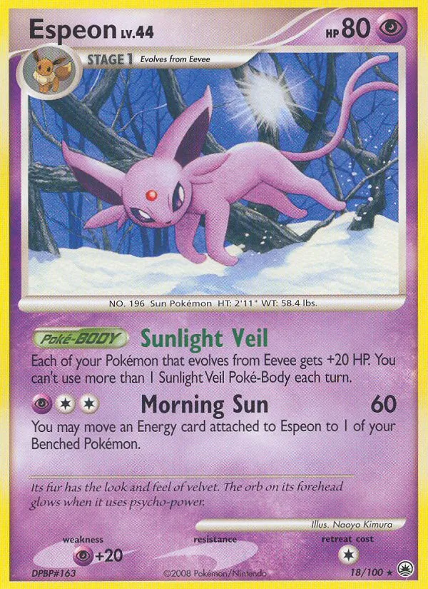 Espeon, Majestic Dawn No. 18