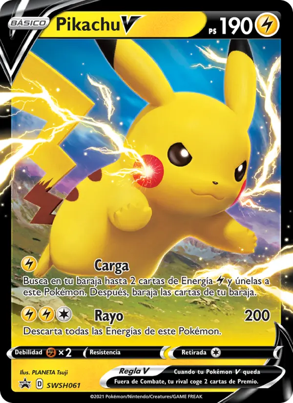 Pikachu V, Cartas de promoción ESES No. SWSH061