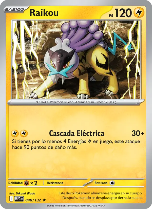 Raikou, Megaevolución No. 048