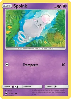 Spoink, Invasion Carmin No. 41 Normal