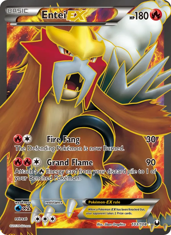 Entei-EX, Dark Explorers Nº 103