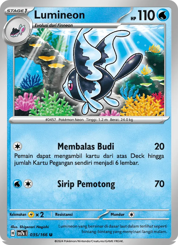 Lumineon, Bimbingan Rasi No. 035