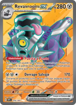 Revavroom ex, Llamas Obsidianas No. 216 Holo