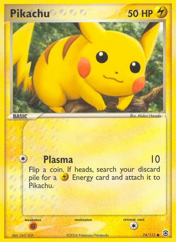 Pikachu, FireRed & LeafGreen Nº 74
