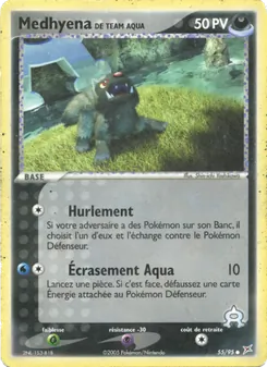 Medhyena de Team Aqua, EX Team Magma vs Team Aqua Nº 55 Normal