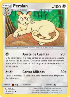 Persian, Union de Aliados Nº 126 Normal