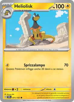 Heliolisk, Crepuscolo Mascherato No. 071 Normal