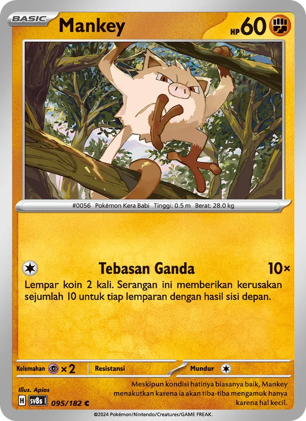 Mankey, Kilat Rasi No. 095