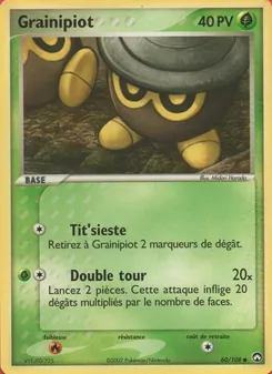 Grainipiot, EX Gardiens du Pouvoir Nº 60 Normal