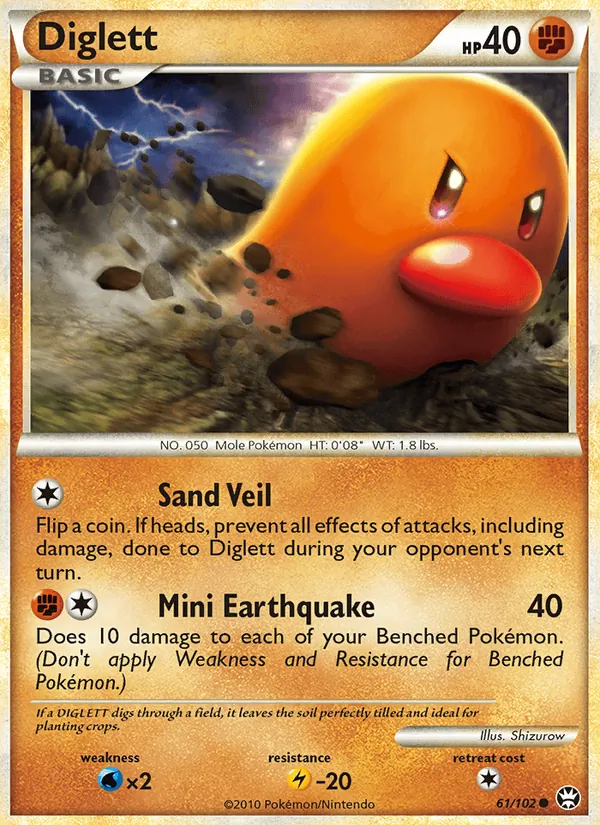 Diglett, Triumphant Nº 61