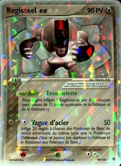 Registeel ex, EX Légendes Oubliées Nº 99 Holo