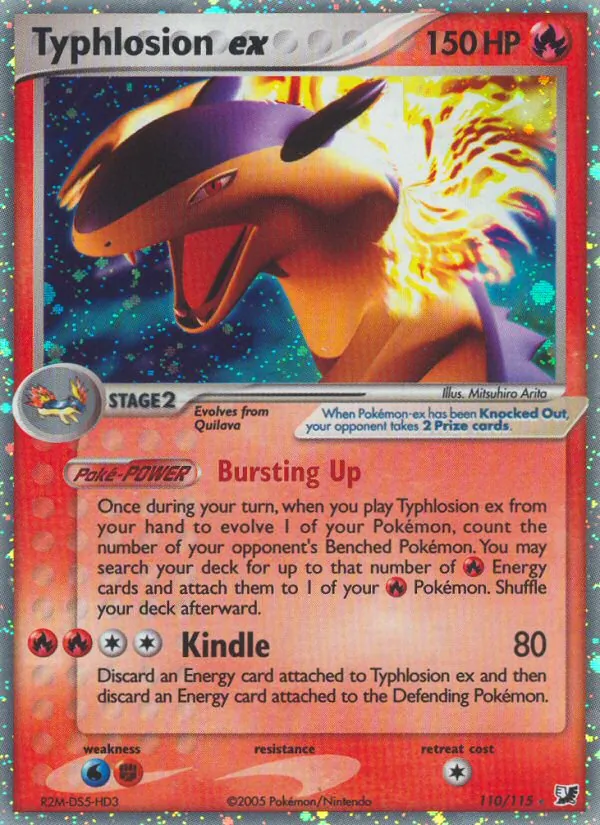 Typhlosion ex, Unseen Forces No. 110