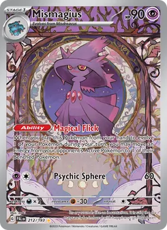 Mismagius, Paldea Evolved No. 212 Holo