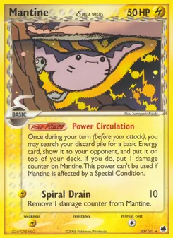 Mantine δ, Dragon Frontiers No. 20 Normal