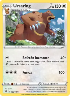Ursaring, Resplandor Astral Nº 123 Normal