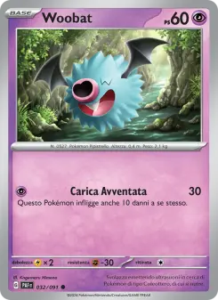 Woobat, Destino di Paldea No. 032 Normal