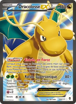 Dracolosse EX, Poings Furieux No. 108 Normal