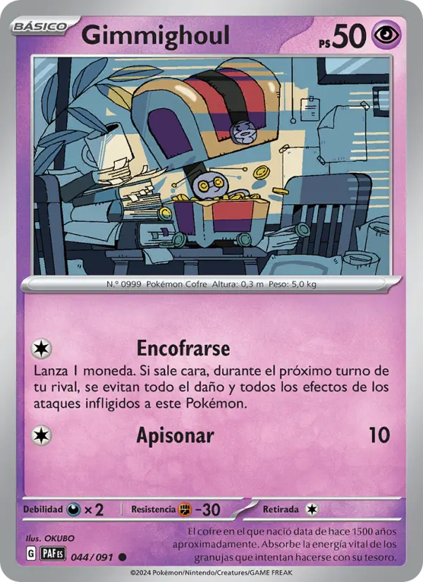 Gimmighoul, Destinos de Paldea Nº 044