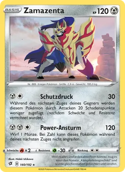 Zamazenta, Clash der Rebellen No. 140 Normal