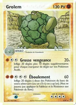 Grolem, EX Dragon Nº 5 Holo