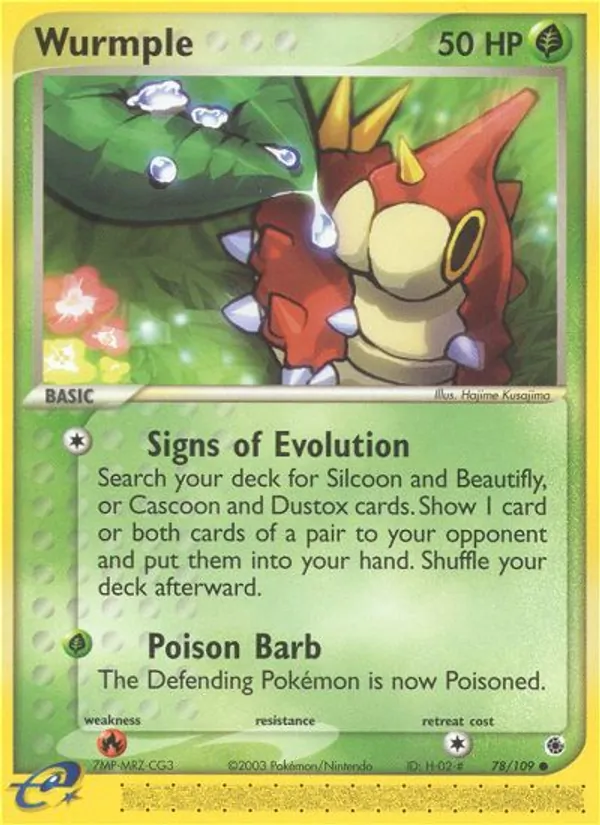 Wurmple, Ruby & Sapphire Nº 78