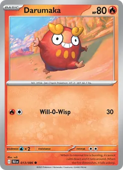Darumaka, Black Bolt Nº 013 Normal